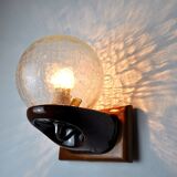 Wall lamp Space age, Murano glass, Italy, 1980