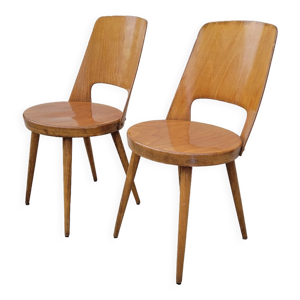 Paire de chaises de bistrot - 1950