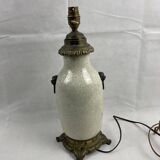 Chinese cracked porcelain lamp base