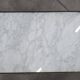 Antique Italian Carrara Marble, Mahogany, and Brass Coffee Table
