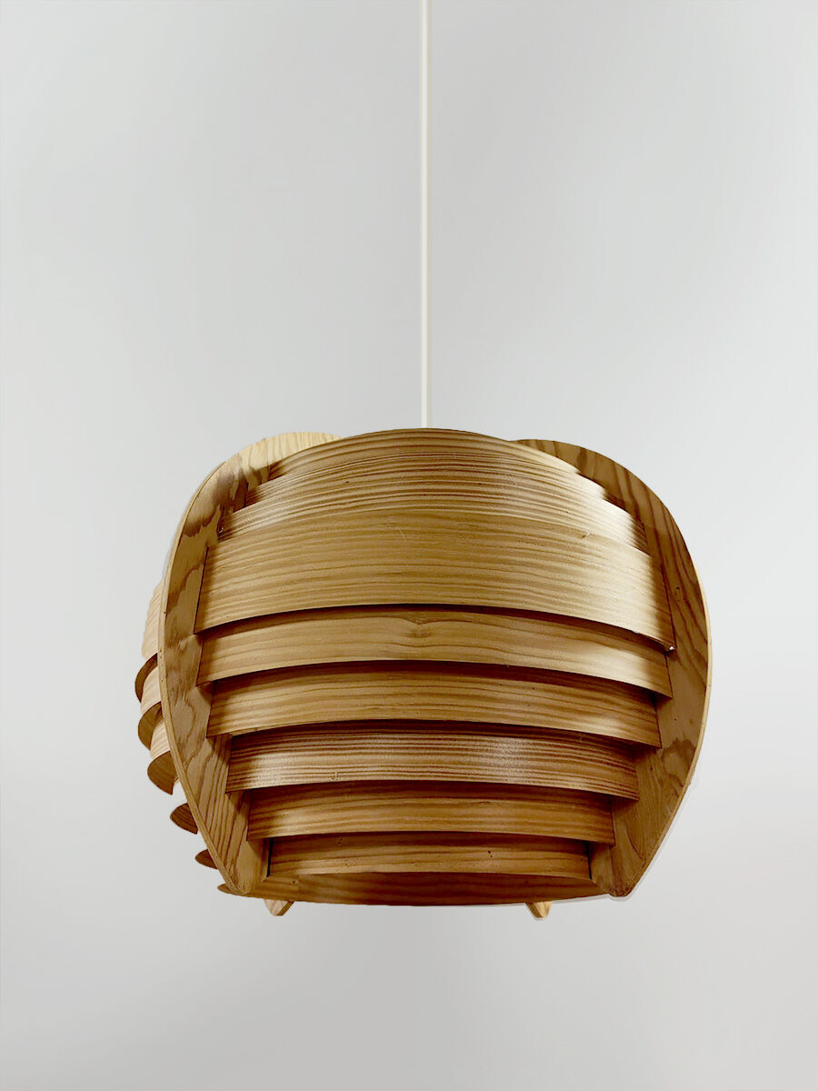 Vintage design plywood pendant lamp
