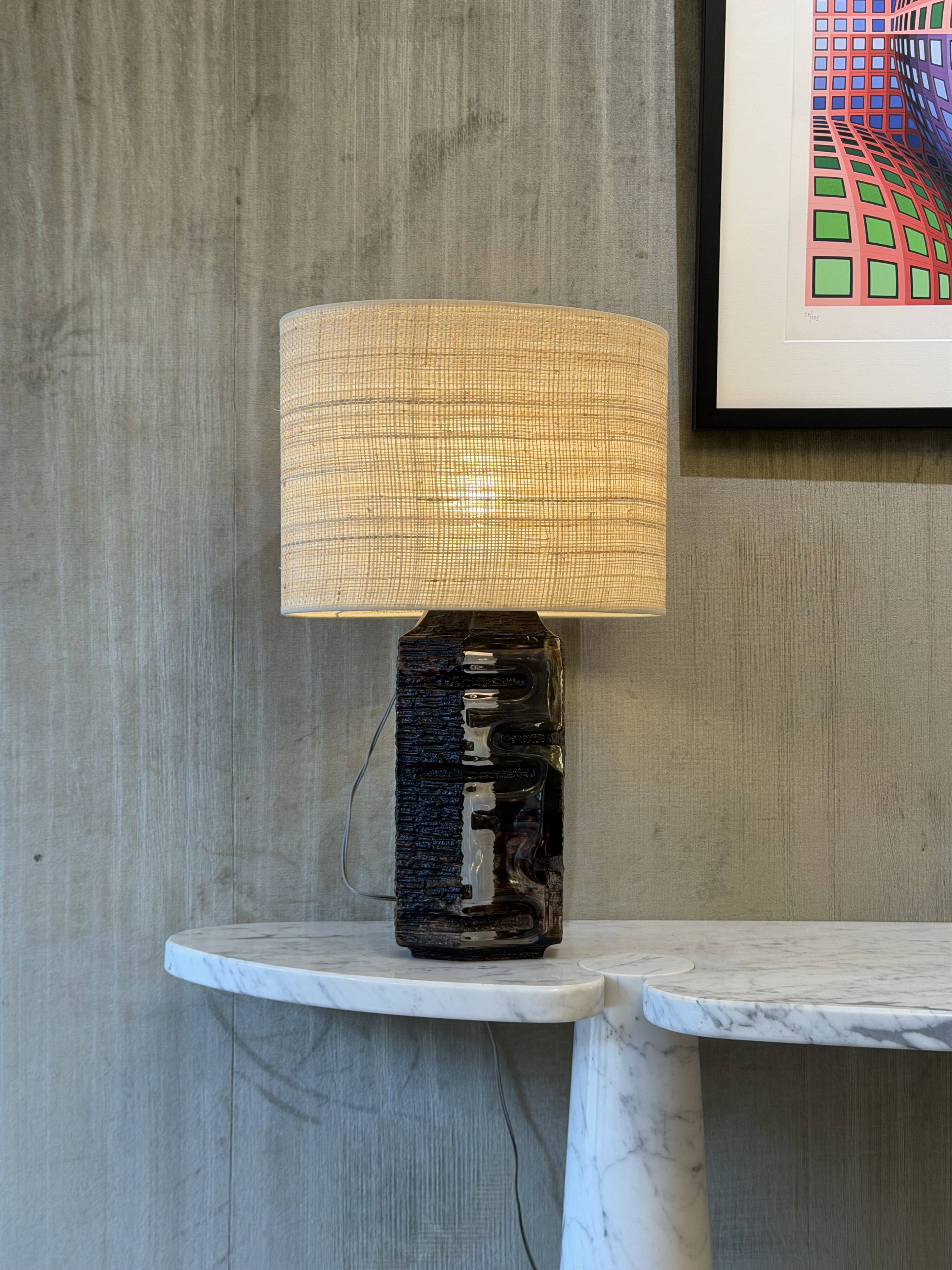 Daum, lamp "Argos" by César Baldaccini, 1970s