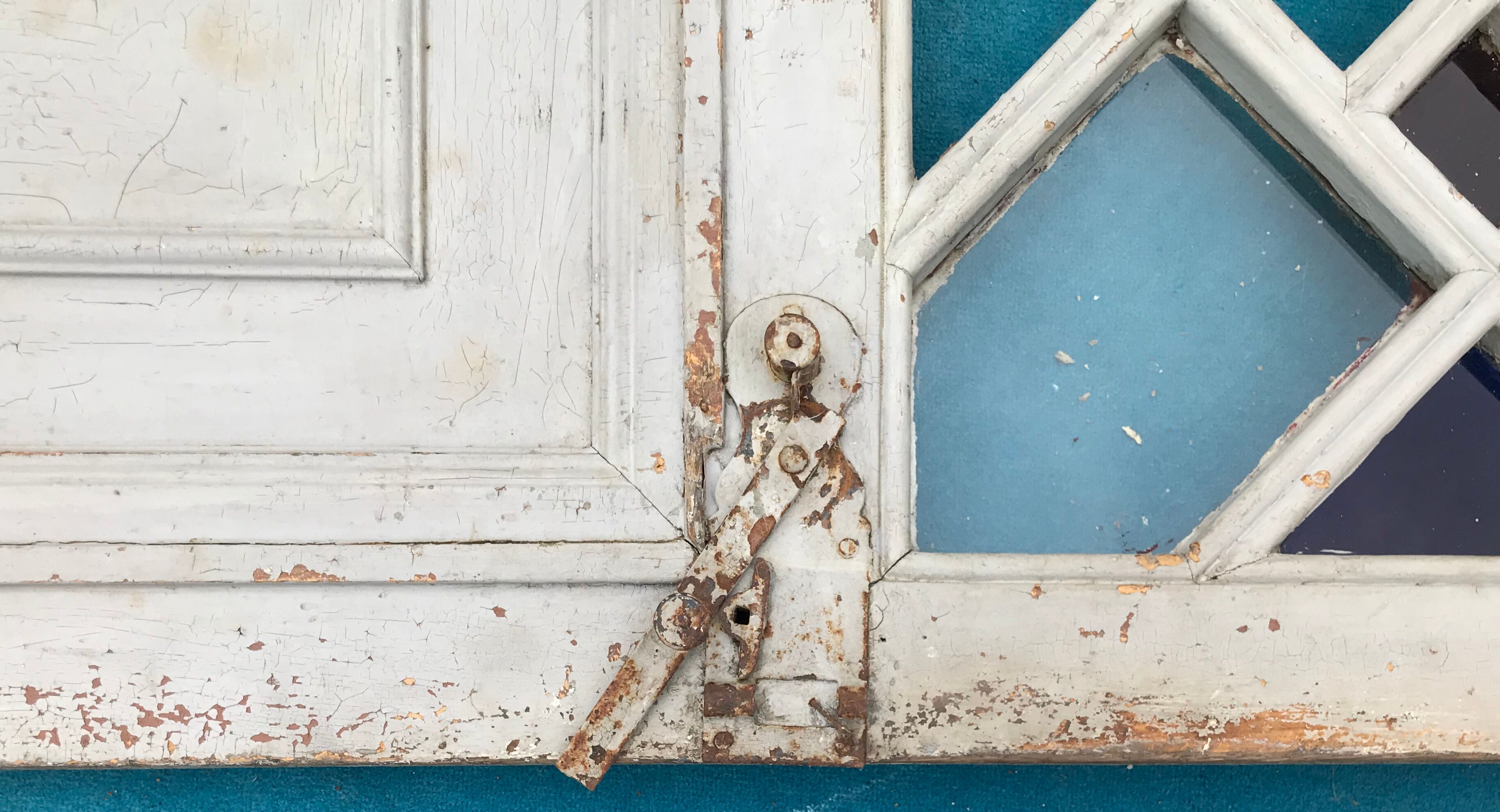 19th-century window door