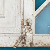 19th-century window door