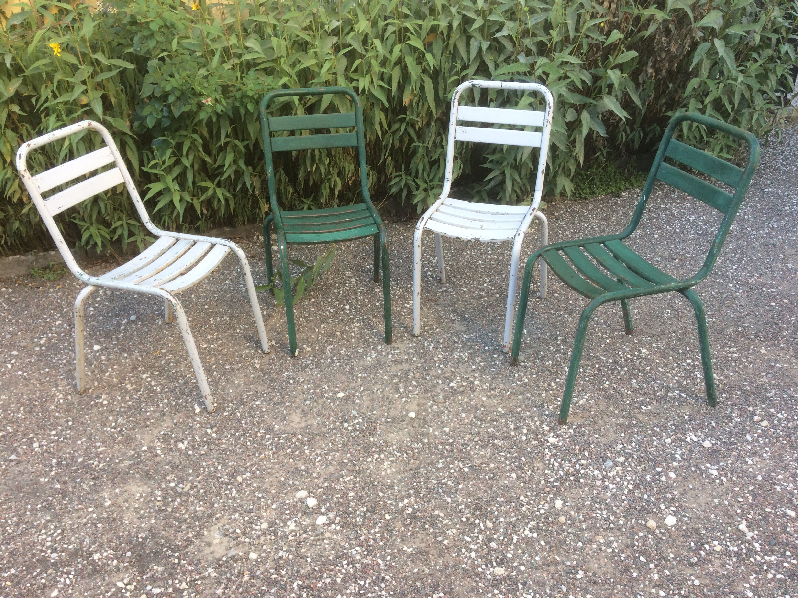 Tolix table and chairs