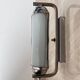 Pair of chrome Bauhaus / functionalist wall lamps with adjustable shades - 1930s