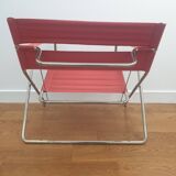 Pair of D4 folding armchairs by Marcel Breuer,  Tecta edition