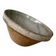 Speckled stoneware salad bowl