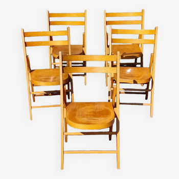 Lot de 5 chaises