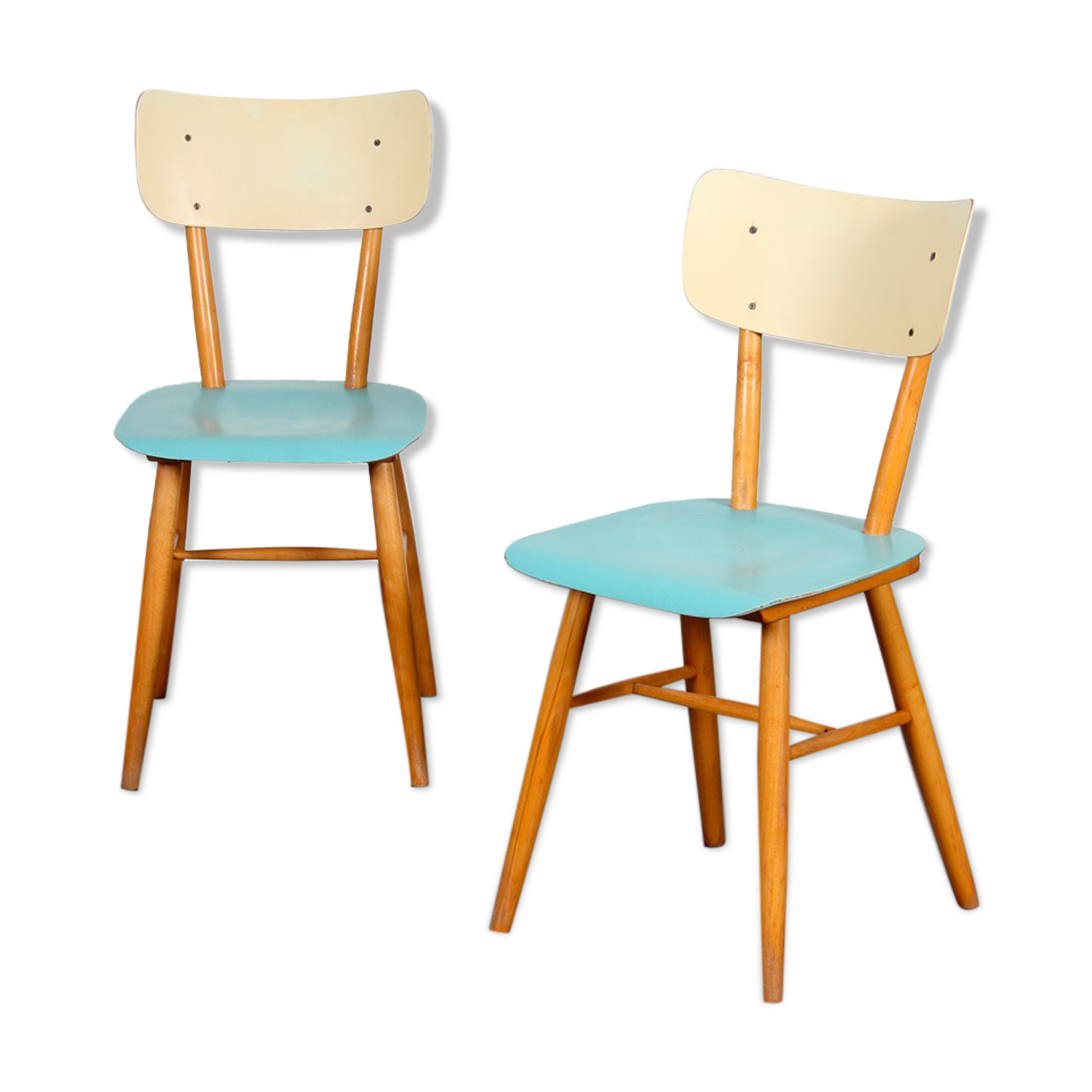 Paire de chaises pour l'éditeur tchèque Ton, 1960