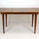 Table à manger à rallonge en noyer de Mier, années 1950