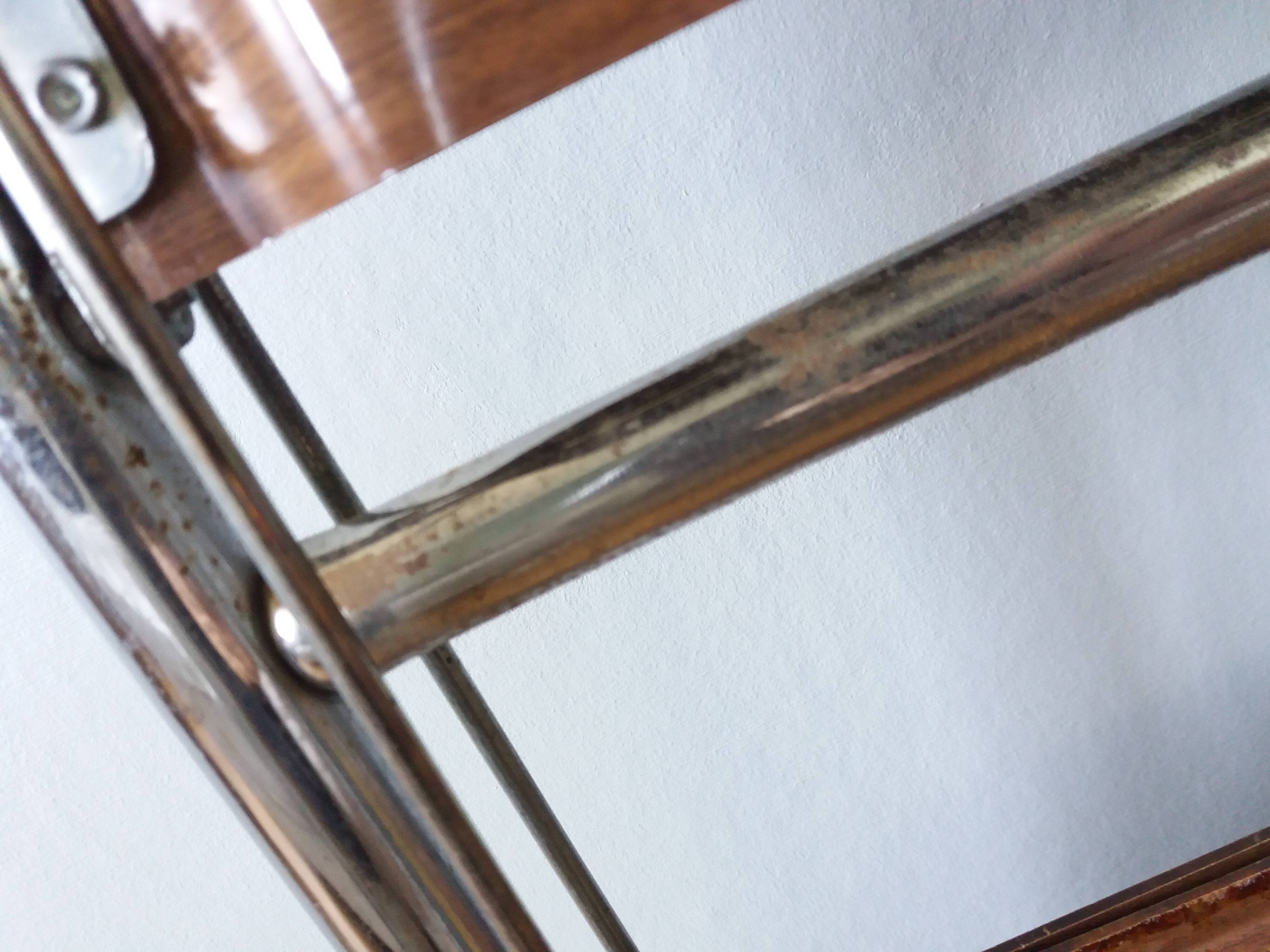 Folding trolley on wheels