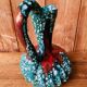 Fat lava vase Vallauris 60s