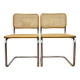 Set of 2 Cesca chairs by Marcel BREUER b32