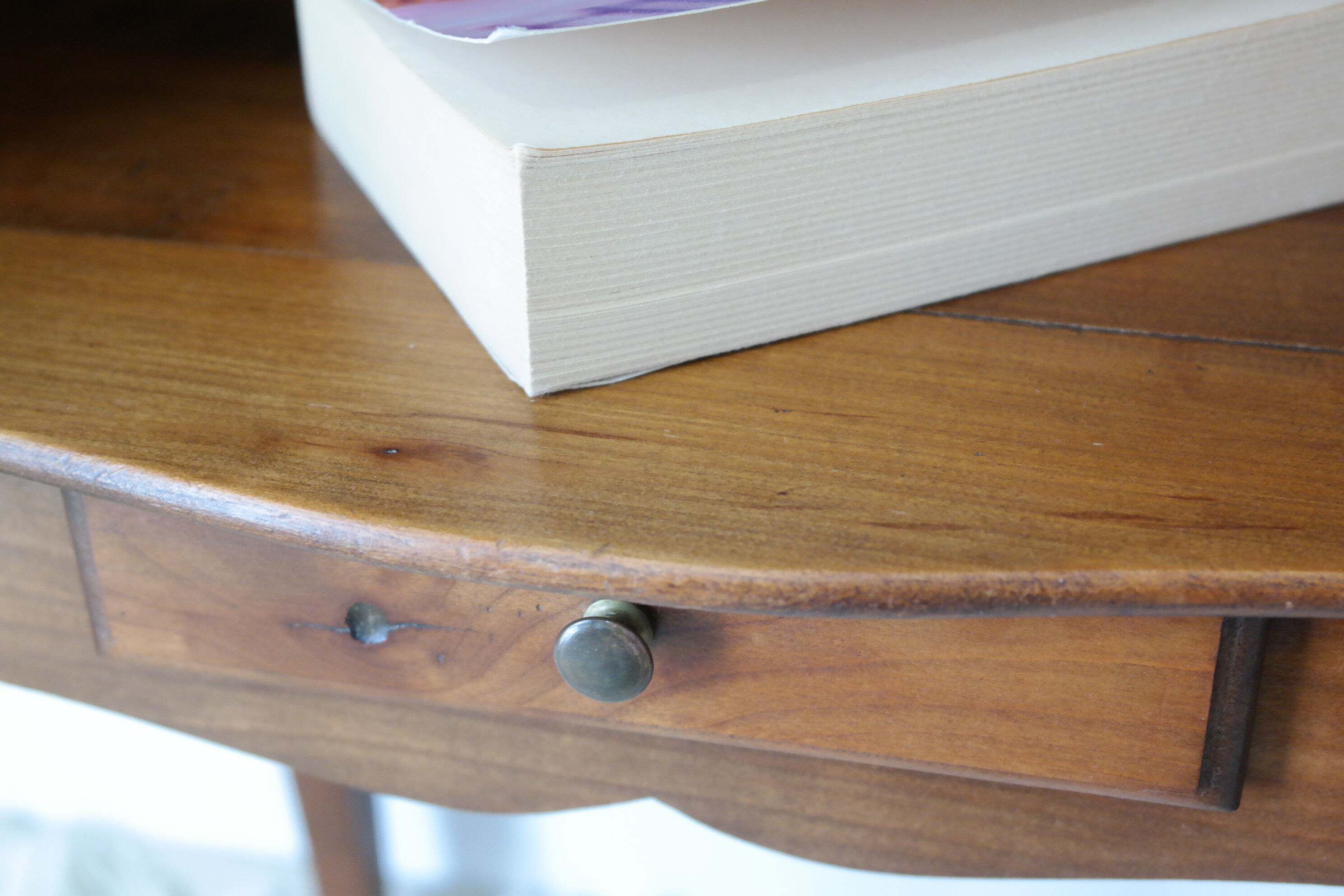 Pair of bedsides made of cherry wood