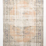 6x9 Old Antique Vintage Rug, 196x270Cm