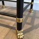 Pair of metal shelves by Guy Lefèvre for Maison Jansen 70s