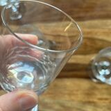 Series of four aperitif glasses
