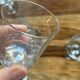 Série de quatre verres à apéritif