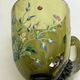 Art Nouveau, two enameled glass and gold cups early 20th century