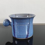 Tasse /  bolle vintage en grès émaillé, signé