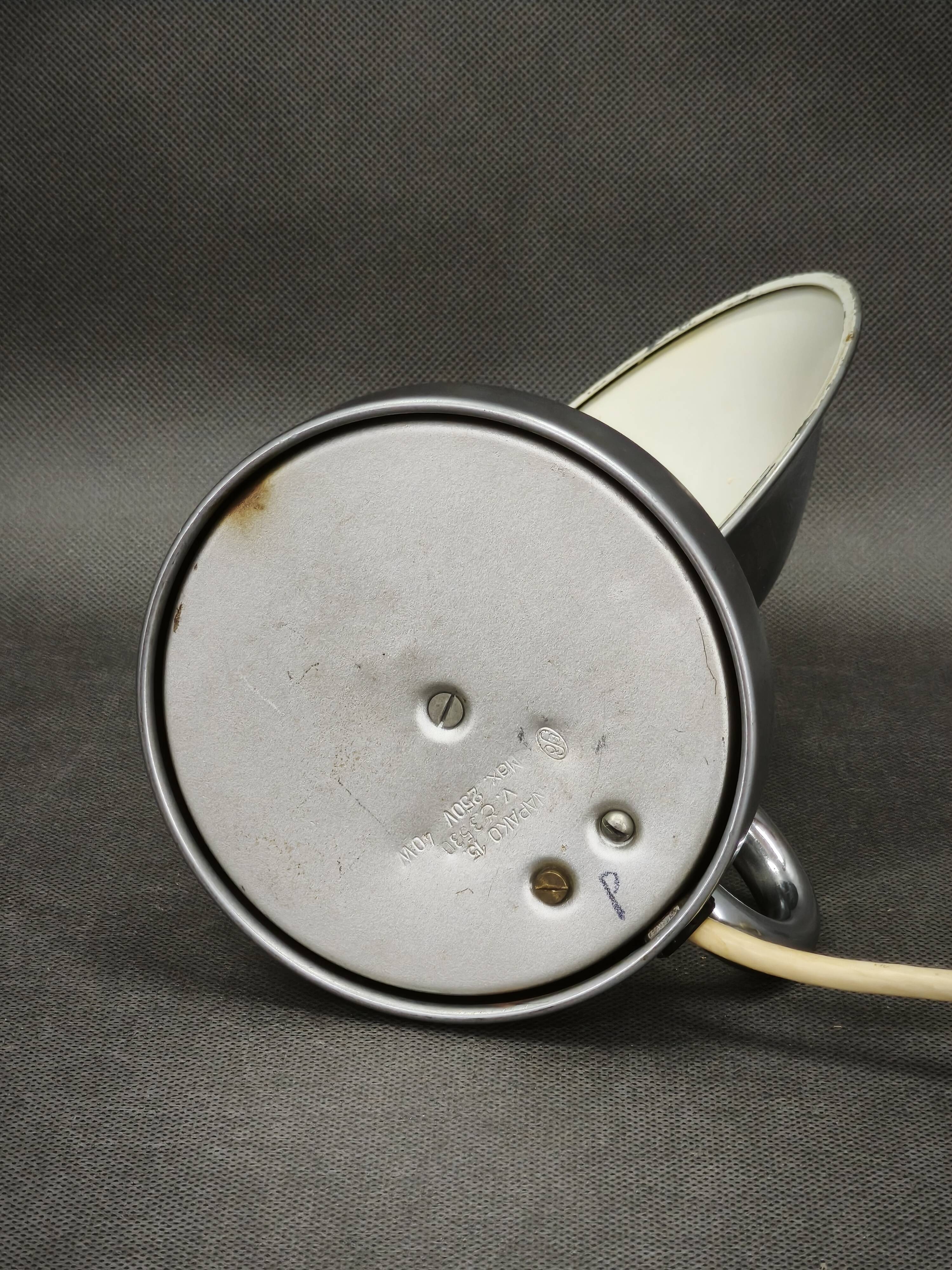 1930s Bauhaus Chrome Table Lamp Model 3530 by Napako, Czechoslovakia