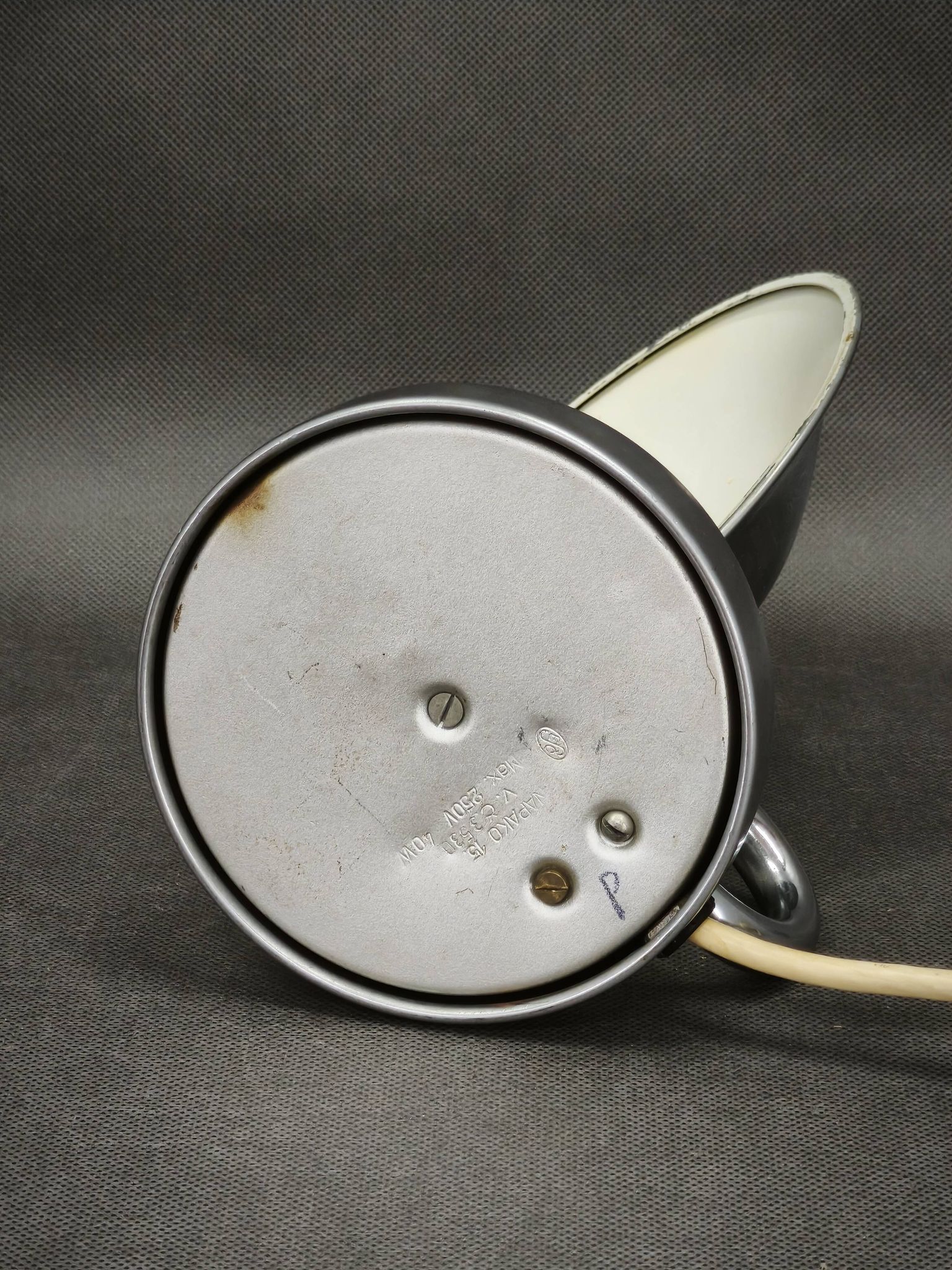 1930s Bauhaus Chrome Table Lamp Model 3530 by Napako, Czechoslovakia