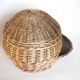 Extra large rattan potato basket