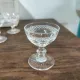 Set of 6 crystal digestif glasses from Saint Louis Trianon.