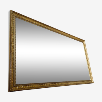 Miroir en bois doré années 30 130x76 cm