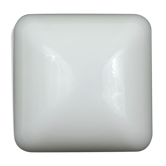 Wall light mounted square ceiling light glass opalescent white old vintage