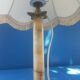 50s and 60s marble and brass lamp