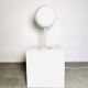 Milky Glass Sphere Table Lamp By Harco Loor For Harco Loor Design, The Netherlands 1980S
