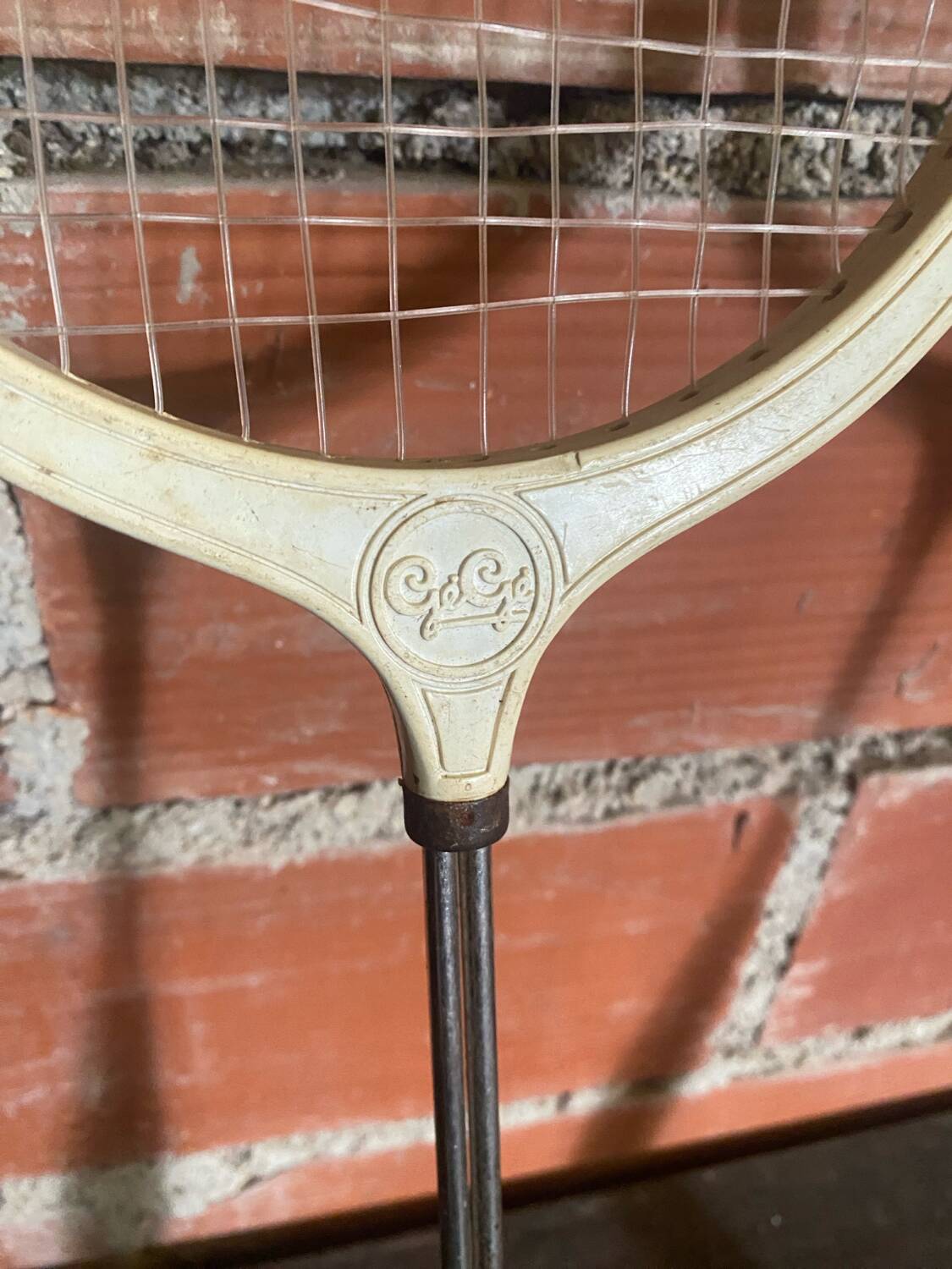 Vintage 70s GEGE Plastic + Metal Badminton Racket Pair