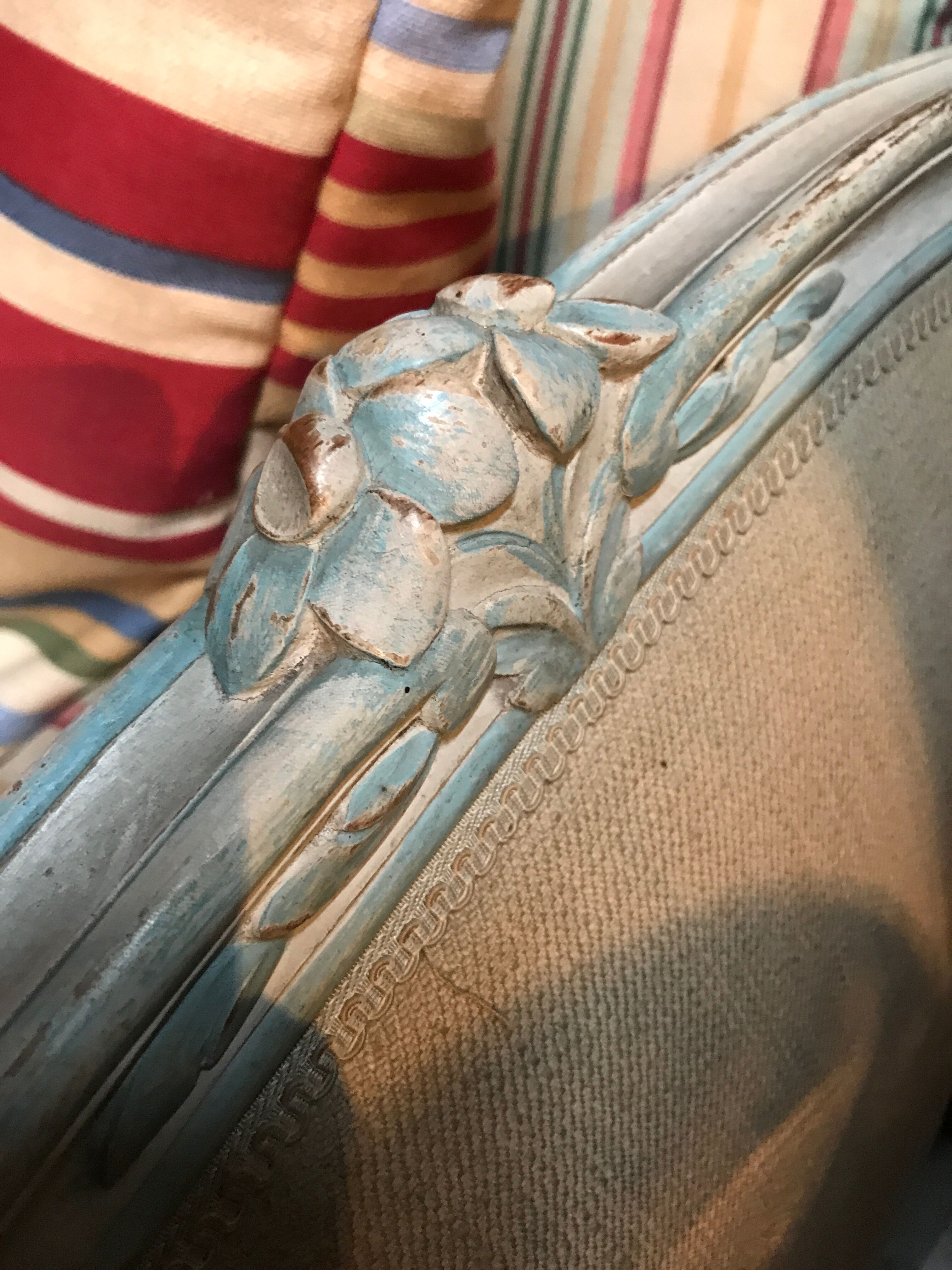 Louis XV style extra sofa bed