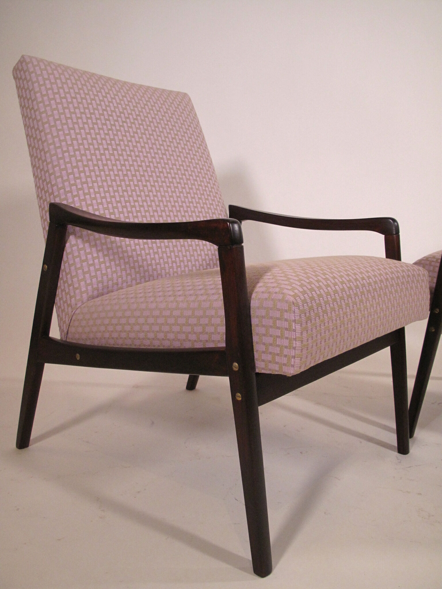 Pair of restored chairs, 1950's