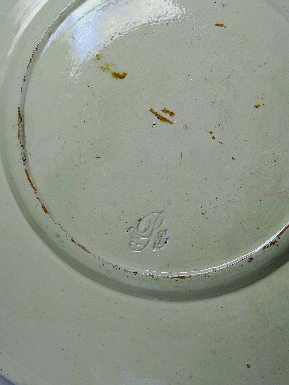 Plat émaux de Thoune signé Schoch-Läderach ancien Suisse artisanal & rare