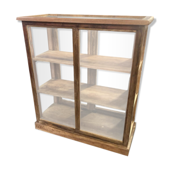 exotic wood counter display case