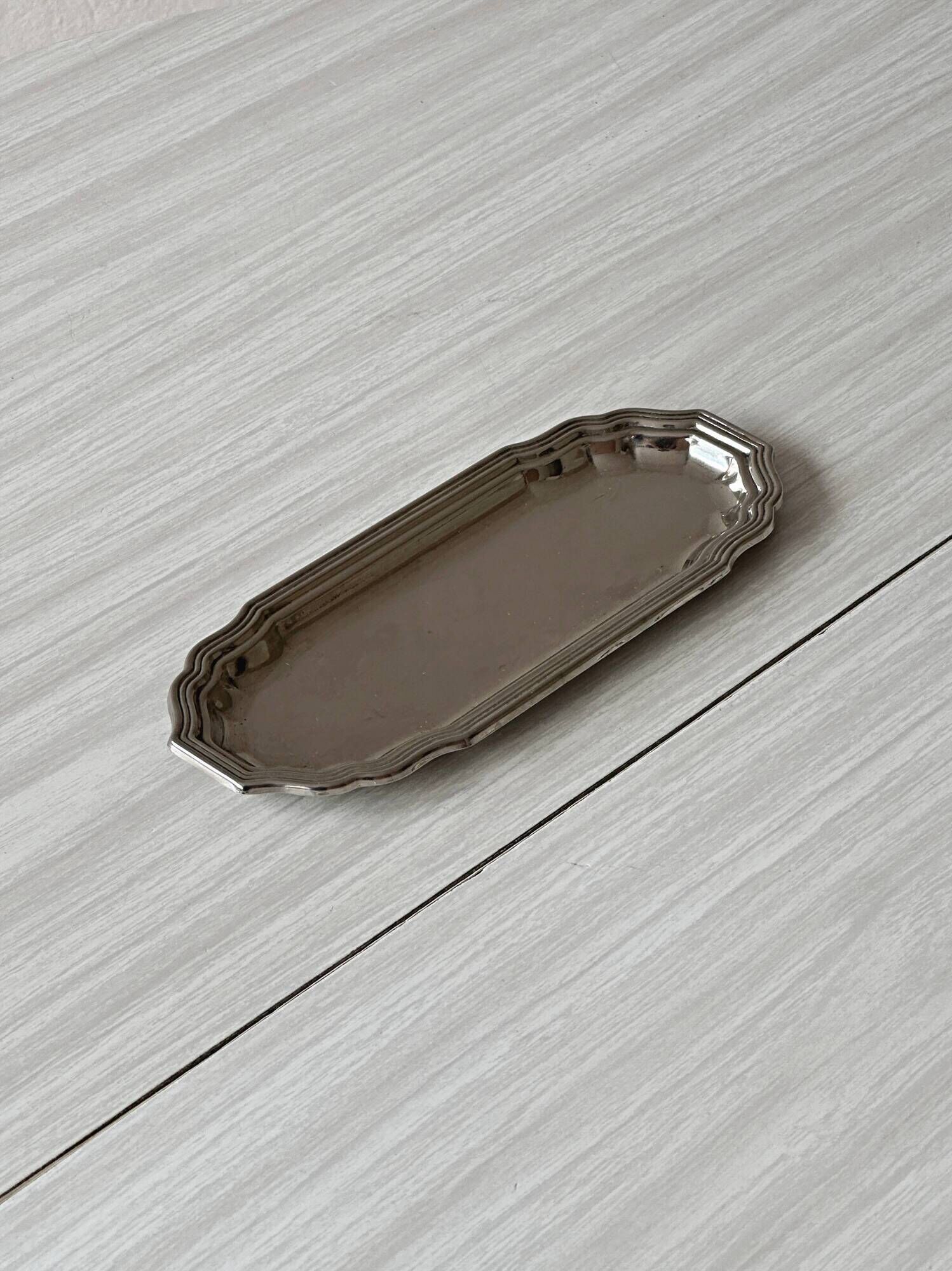 Small antique silver tray