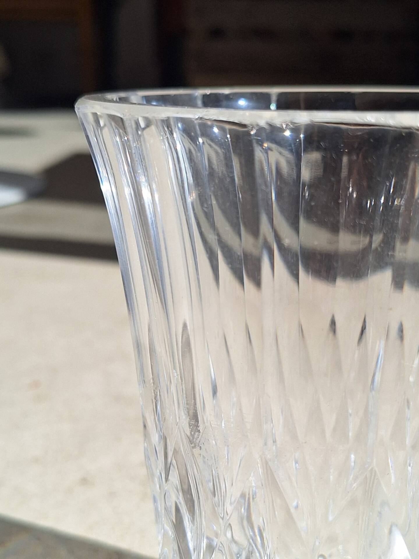 Vase en cristal Saint Lambert
