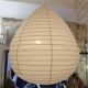 Luminaire en tissus (lin) en forme de poire
