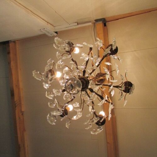 Bronze chandelier with tassels Louis XV, Louis XVI