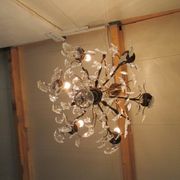 Bronze chandelier with tassels Louis XV, Louis XVI
