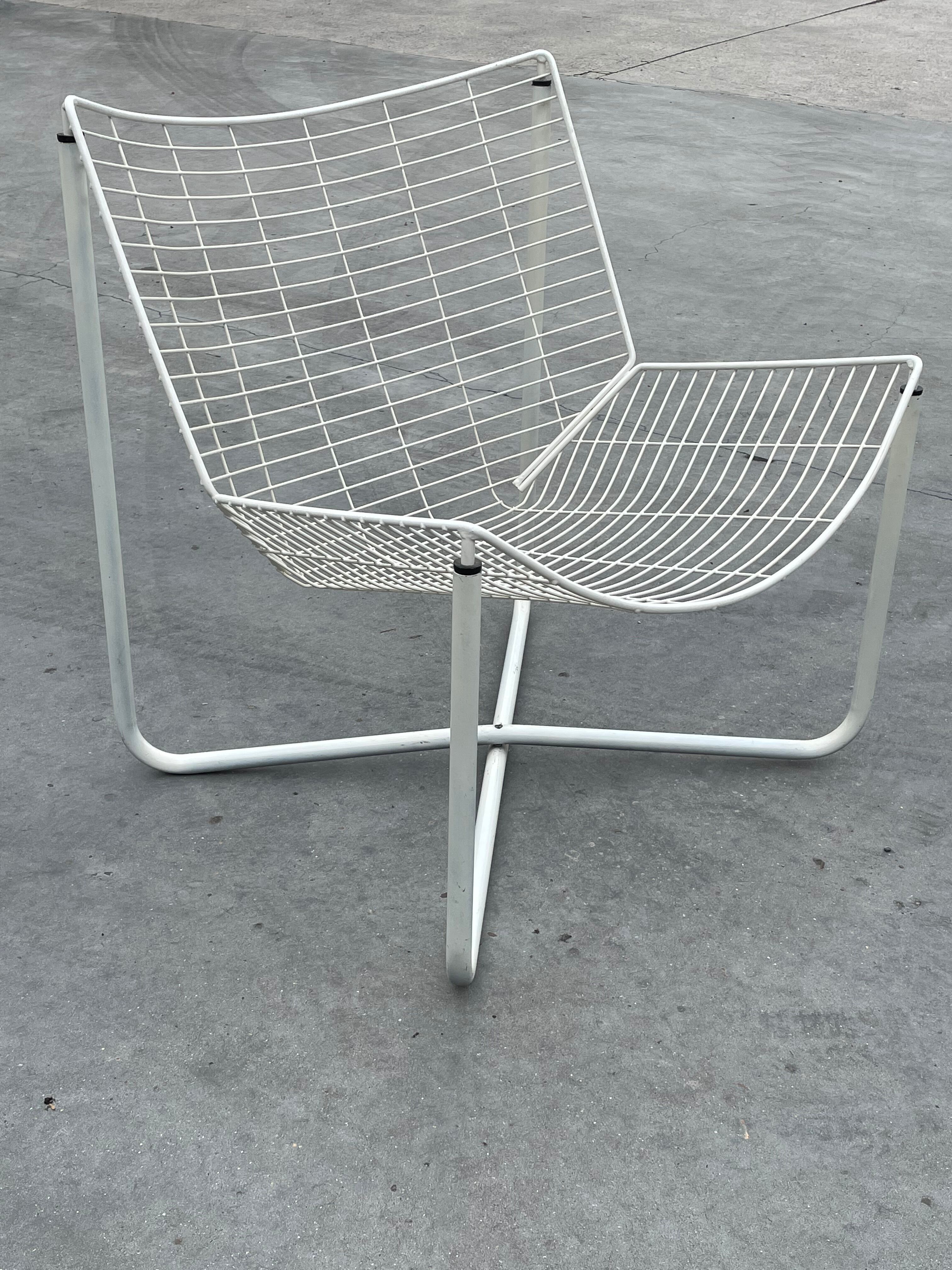 Vintage Niels Gammelgaard Jarpen chair white Ikea