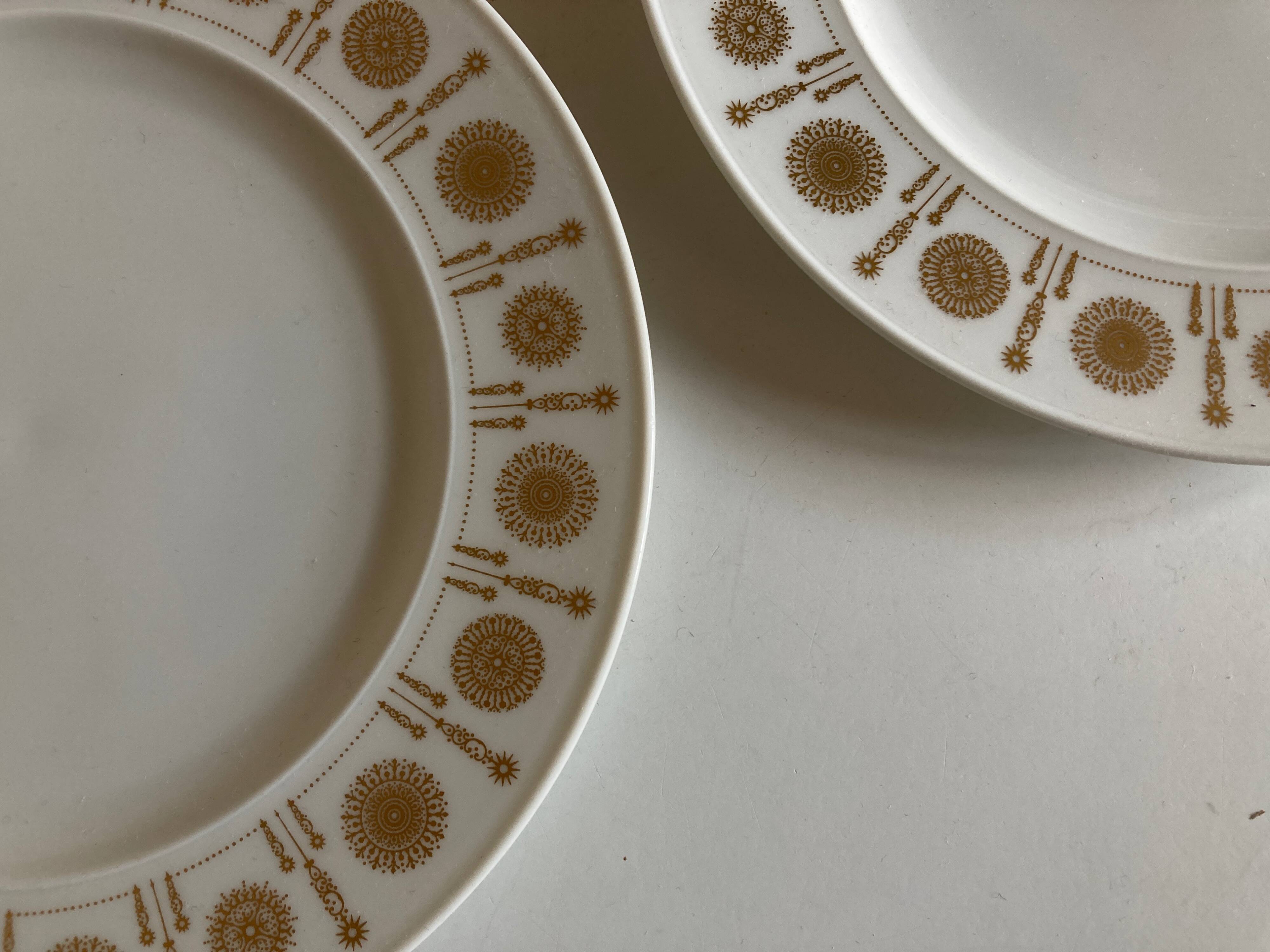 Set of 4 Bjorn Wiinblad Rosenthal plates 1960 Scandinavian