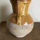Pichet vase de campagne en terre vernissée 1960 Provence