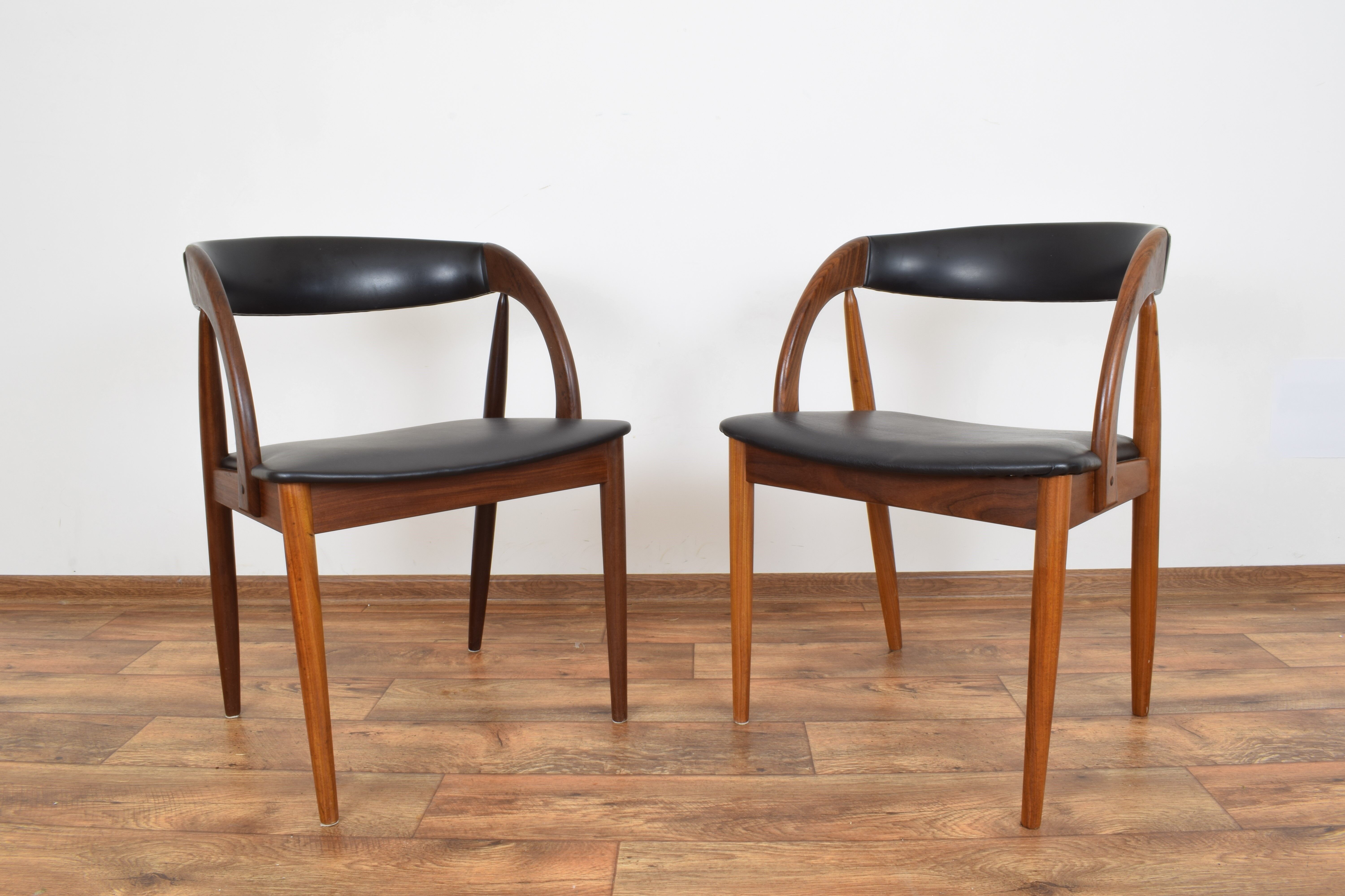 Mid-century danish dining chairs, 1960, set of 2