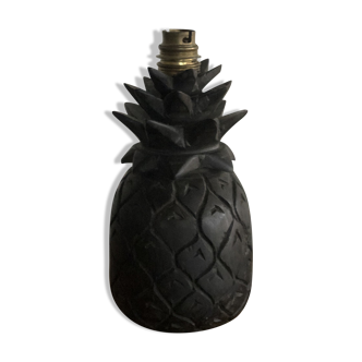 Ebony pineapple lamp foot