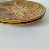 Duo of oyster plates in slip