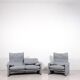Ensemble de sièges en cuir « Maralunga » de Vico Magistretti pour Cassina